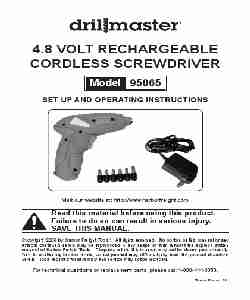 Harbor Freight Tools Power Screwdriver 95065-page_pdf